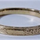 Antique Edwardian 12K Gold Filled HAYWARD Baby Child Etched Bangle Bracelet Lot