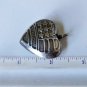 Vintage Sterling Silver Big Puffy Heart American Flag Necklace Pendant Lot