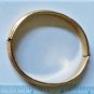 Vintage 12K GF Etched Brushed Textured Bangle Bracelet Lot