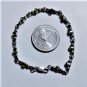 Vtg Sterling Silver Peridot Studded Link Bracelet Lot 6-7/8"