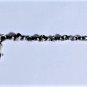 Vtg Sterling Silver Peridot Studded Link Bracelet Lot 6-7/8"