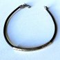 Vintage Sterling Silver Slide Tube Bead Rubber Cord Bracelet Lot