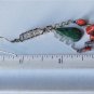 Vtg Sterling Silver Southwest Style MODERNIST Turquoise Dangle Drop Earrings Lot
