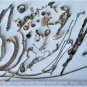 Antique/Vintage Gold Plated/Filled Jewelry Parts Pieces Scrap Recovery Lot