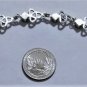 Vintage Sterling Silver Celtic Style Gemstone Link Bracelet Lot 8"