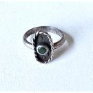 Vintage Sterling Silver Old Pawn Southwest Navajo Turquoise Ring Lot Size 7.5