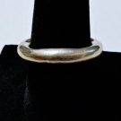Vtg Sterling Silver MODERNIST Minimalist Round Smooth Band Ring Lot Sz 10.5