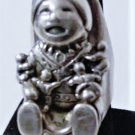 Vtg Sterling Silver SOUTHWEST Hopi Storyteller Relief Statement Ring Lot Sz 7.5