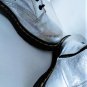 Dr Martens Post Apocalypse Dystopian Glam Distressed Silver Metallic 14-Eye
