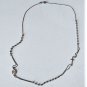 Sterling Silver Repurposed Rosary Mary Cross Chain Necklace Pendant