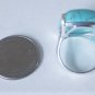 Southwest Style Sterling Silver Big Turquoise Ring Lot Size ~8