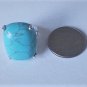 Southwest Style Sterling Silver Big Turquoise Ring Lot Size ~8