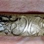Antique Victorian Edwardian Gold Fill Repousse Leafy Design Bangle Bracelet Lot