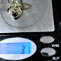Vtg Sterling Silver Openwork Heart Dangle Drop Leverback Sapphire Earrings Lot