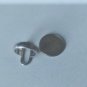 Vintage Sterling Silver MODERNIST Open Center Ring Lot Size 7.5