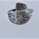 Vintage ONEIDA Heirloom Sterling Silver Adjustable Bypass Spoon Ring Lot