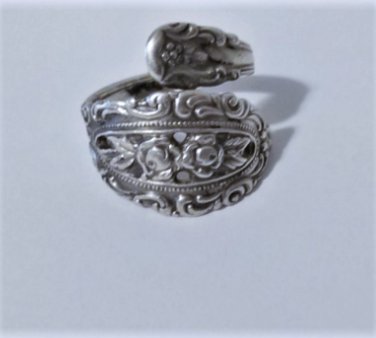 Vintage ONEIDA Heirloom Sterling Silver Adjustable Bypass Spoon Ring Lot