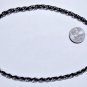 Antique Victorian Sterling Silver GERMANY Rope Chain Necklace Lot 18-1/4"