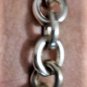 Vintage MEXICO Sterling Silver HEAVY Toggle Chain Bracelet Lot 8.25"