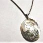 Vtg Sterling Silver Rope Chain Necklace Carved Abalone Victorian Lady Cameo Lot