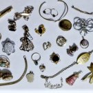 Vintage Gold Filled Mixed Jewelry Lot Collection 30 Pieces