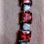 Vintage Sterling Silver Beautiful Sparkling CZ Tennis Bracelet Lot FAS 7"