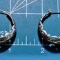 Vintage Sterling Silver Cutout Florentine Scroll Hoop Earrings Lot