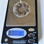 Vintage Sterling Silver MODERNIST Flowered Donut Ring Necklace Pendant Lot