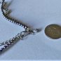 Vintage Sterling Silver Black Seed Pearls Double Strand Rolo Necklace Lot RM