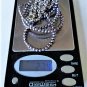 Vintage Sterling Silver Black Seed Pearls Double Strand Rolo Necklace Lot RM