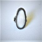 Vtg Sterling Silver Old Pawn Southwest Navajo Mother of Pearl Ring Lot Size 6