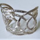 Vintage Sterling Silver THISTLE & BEE Hammered Modernist Bracelet Lot