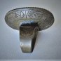 Old Weathered Lapis Intaglio Charioteer in Bronze Ring Size 10.5