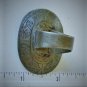 Old Weathered Lapis Intaglio Charioteer in Bronze Ring Size 10.5