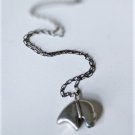 Vintage Sterling Silver Southwest Bear Fetish Pendant Necklace Lot 24"