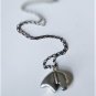 Vintage Sterling Silver Southwest Bear Fetish Pendant Necklace Lot 24"