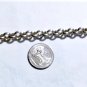 Vtg Sterling Silver Chunky Engraveable Heart Damgle Charm Bracelet Lot 7.75"