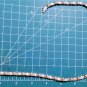 Vintage Sterling Silver XO Two Tone Diamond Tennis Necklace Lot 17-1/4"