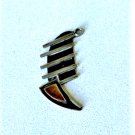 Vtg Sterling Silver Abstract MODERNIST Bracelet Charm or Necklace Pendant Lot
