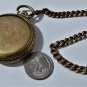 Antique 10K RGP LONVILLE EXTRA 17J Railroad Pocket Watch & Chain Lot