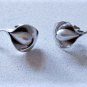 Vintage Sterling Silver Cute Dainty Jack -In-Pulpit Pearl Stud Earrings Lot