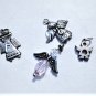 Vintage Sterling Silver Angels Charm Bracelet Charms or Necklace Pendants Lot