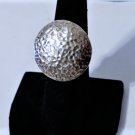 Vintage Sterling Silver MODERNIST Hammered Open Scrollwork Ring Lot Sz 7.5