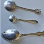 Vintage Sterling Silver Demitasse Souvenir Spoons Tongs Shakers Lot Collection