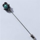 Vintage Sterling Silver Southwest Navajo Malachite Stickpin Lot