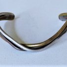 Vintage Sterling Silver + Mixed Metals MODERNIST Twist Cuff Bracelet Lot