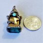 Vtg Victorian Aesthetic Revival Watch Chain Fob Lot w Green Glass Cameo Seal