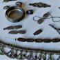 Antique Victorian Edwardian Sterling Silver Craft Repair Parts Lot Collection