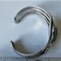 Vintage Sterling Silver Southwestern Navajo Turquoise Cuff Bracelet Adjustable