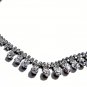 Vintage Bling Rhinstone Necklace Lot 21-1/2"